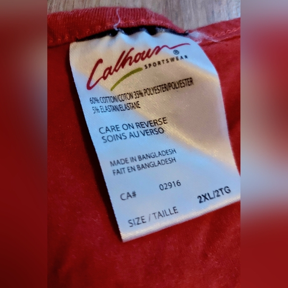 ✨️HP✨️Calhoun sportswear women's fringed Canada 1867 maple leaf tank top 2X 🍁 - Picture 5 of 6